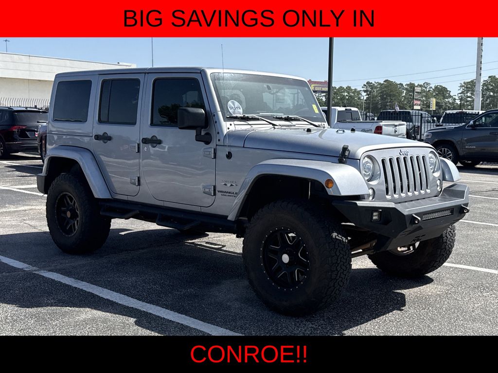 2017 Jeep Wrangler Unlimited Sahara Silver at Community Toyota