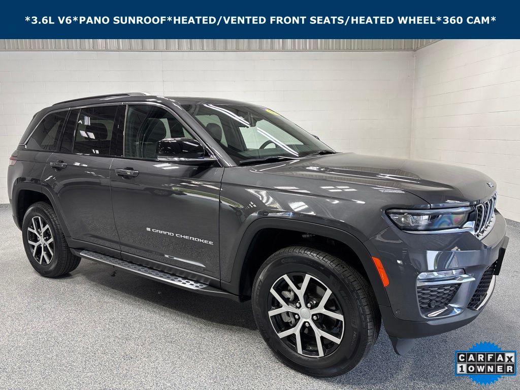 Baltic Gray Metallic Clearcoat 2025 Jeep Grand Cherokee SUV / Crossover Four-Wheel Drive 8-Speed Automatic