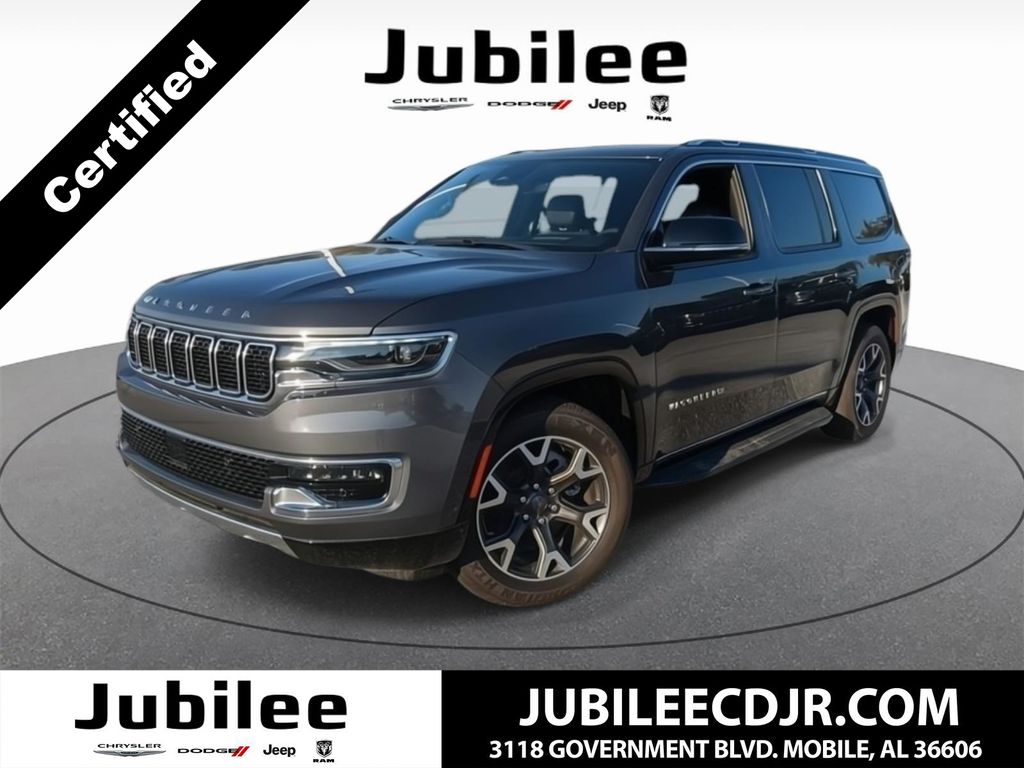 Baltic Gray Metallic Clearcoat 2024 Jeep Wagoneer Series III 4WD SUV / Crossover Four-Wheel Drive 8-Speed Automatic