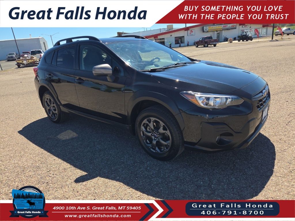 Crystal Black Silica 2021 Subaru Crosstrek SUV / Crossover All-Wheel Drive Continuously Variable Transmission