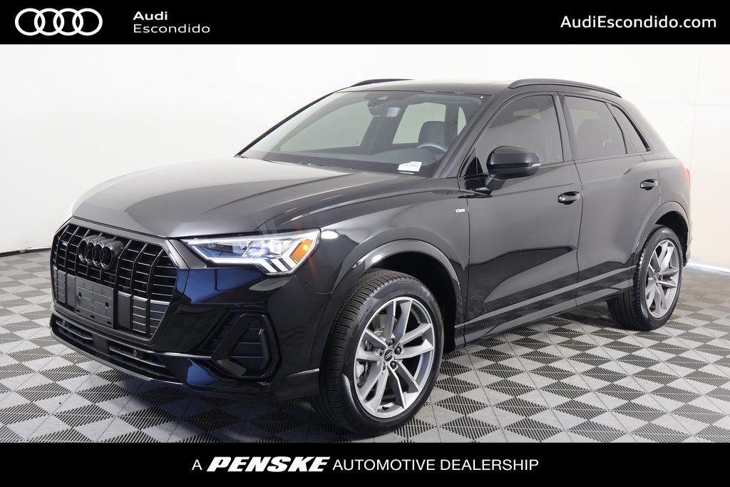 Mythos Black Metallic 2025 Audi Q3 SUV / Crossover All-Wheel Drive 8-Speed Automatic