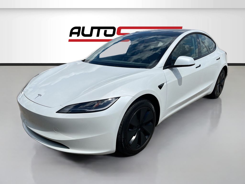 2025 Tesla Model 3 Long Range White at Classic Chevrolet Galveston