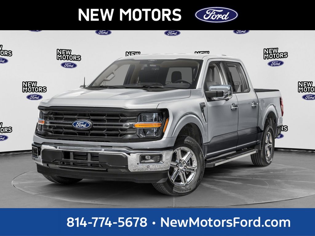 Silver Metallic 2024 Ford F-150 Pickup Truck Four-Wheel Drive Automatic