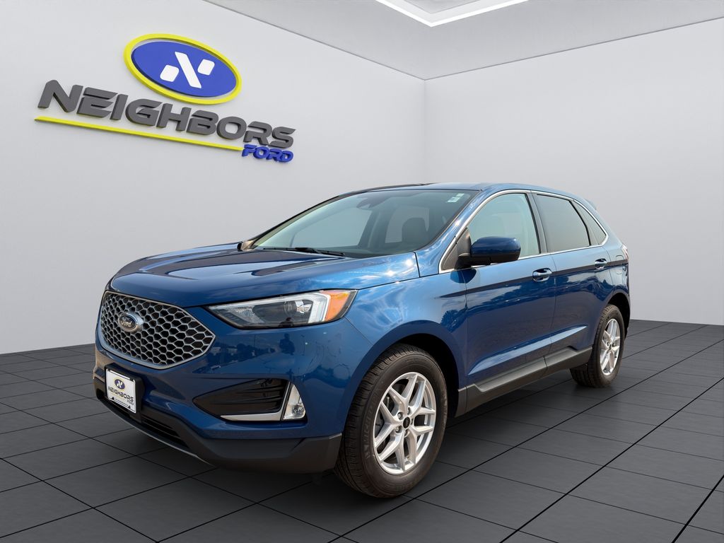 Atlas Blue Metallic 2024 Ford Edge SUV / Crossover All-Wheel Drive 8-Speed Automatic