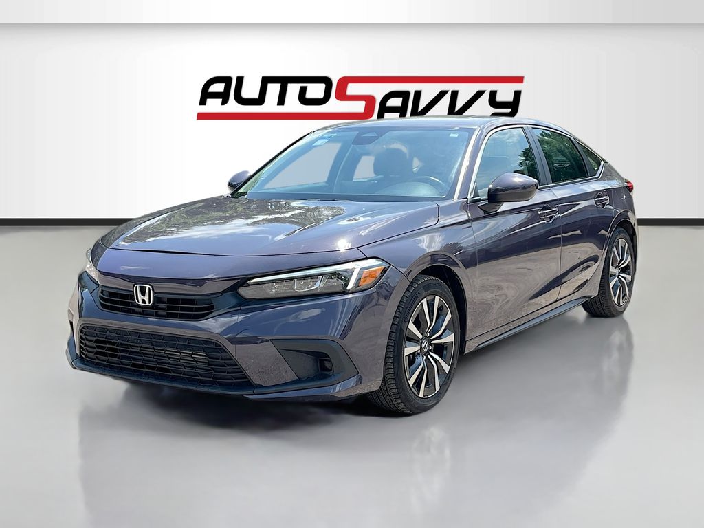 2024 Honda Civic EX-L Gray at Shottenkirk Kia Fort Bend