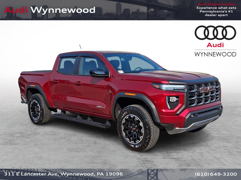 Volcanic Red Tintcoat 2026 GMC Canyon Pickup Truck Four-Wheel Drive 8-Speed Automatic