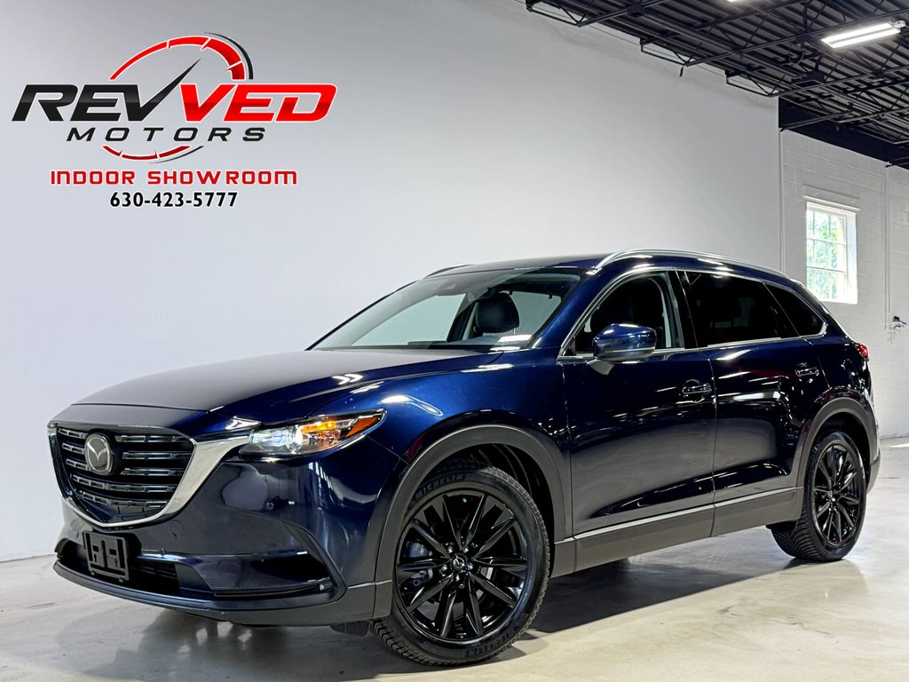 Deep Crystal Blue Mica 2022 Mazda CX-9 Touring Plus AWD SUV / Crossover All-Wheel Drive 6-Speed Automatic