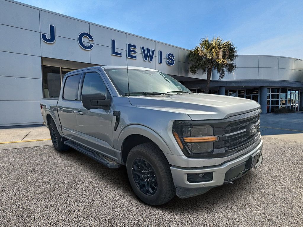 Iconic Silver Metallic 2024 Ford F-150 Pickup Truck Four-Wheel Drive Automatic