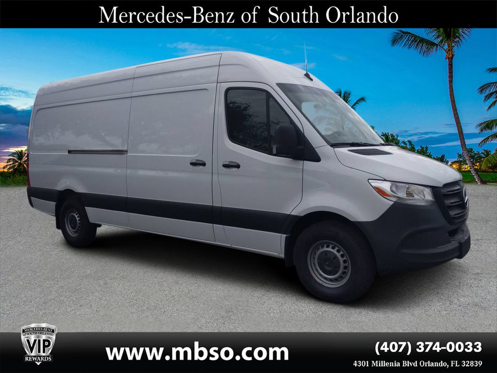 Gray White 2022 Mercedes-Benz Sprinter Van 4X2 7-Speed Automatic
