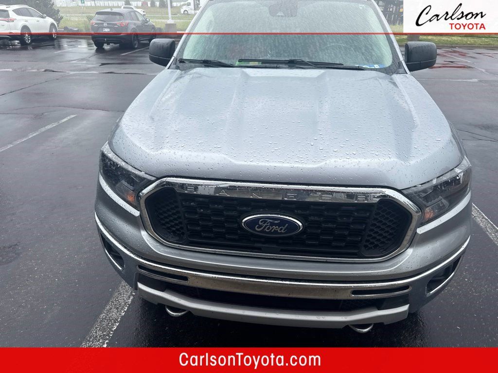 Silver Metallic 2023 Ford Ranger Pickup Truck Four-Wheel Drive Automatic