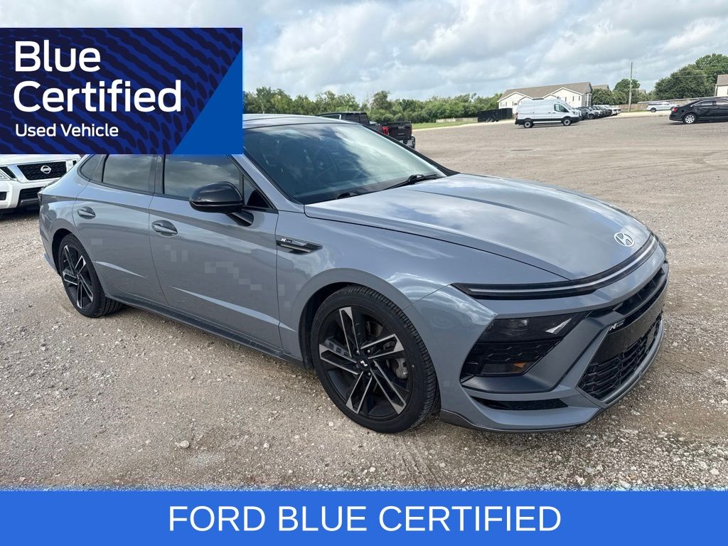 Transmission Blue 2024 Hyundai Sonata Sedan Front-Wheel Drive 8-Speed Automatic