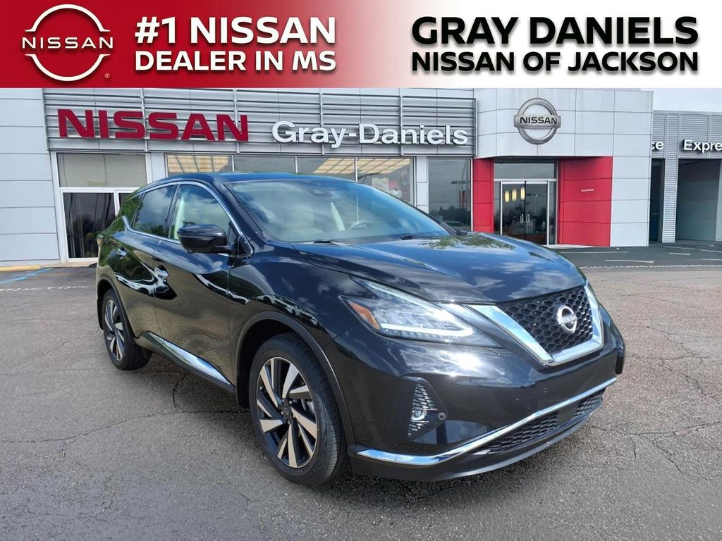 Super Black 2023 Nissan Murano SL FWD SUV / Crossover Front-Wheel Drive Continuously Variable Transmission