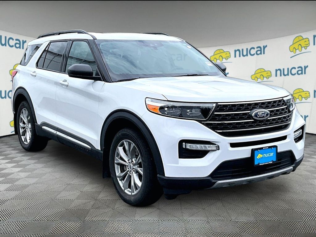 White 2023 Ford Explorer SUV / Crossover All-Wheel Drive Automatic