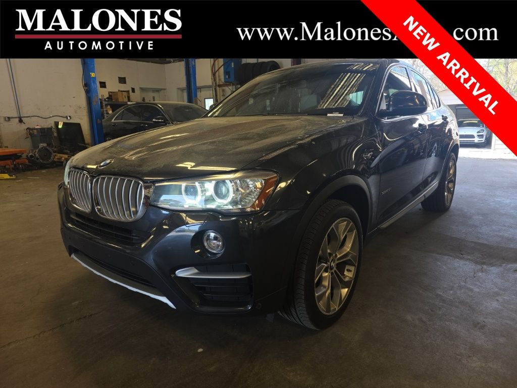 Gray (Dark Graphite Metallic) 2018 BMW X4 xDrive28i AWD SUV / Crossover All-Wheel Drive 8-Speed Automatic