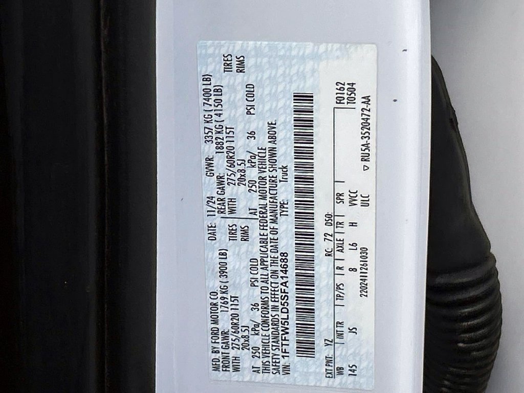 2025 Ford F-150 Lariat Oxford White - Grieco Acura - Image 10