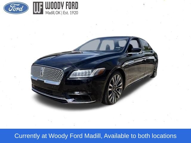 Black Velvet 2017 Lincoln Continental Reserve AWD Sedan All-Wheel Drive 6-Speed Automatic
