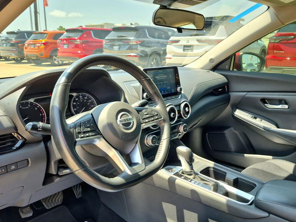 2023 Nissan Sentra SV Red at Texan Dodge Chrysler Jeep Ram