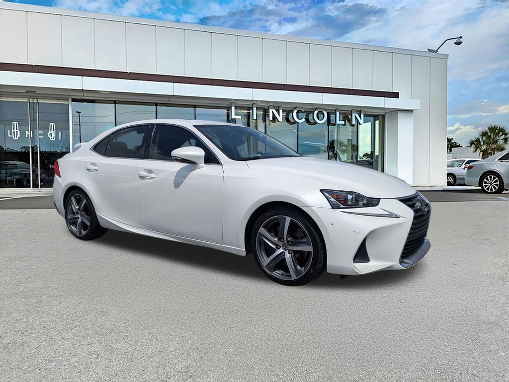 Eminent White Pearl 2018 Lexus IS Sedan All-Wheel Drive 6-Speed Automatic