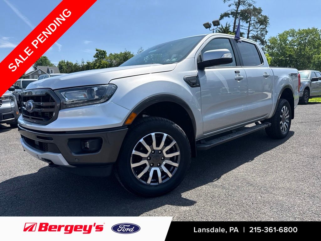 Ingot Silver 2019 Ford Ranger Pickup Truck Four-Wheel Drive Automatic