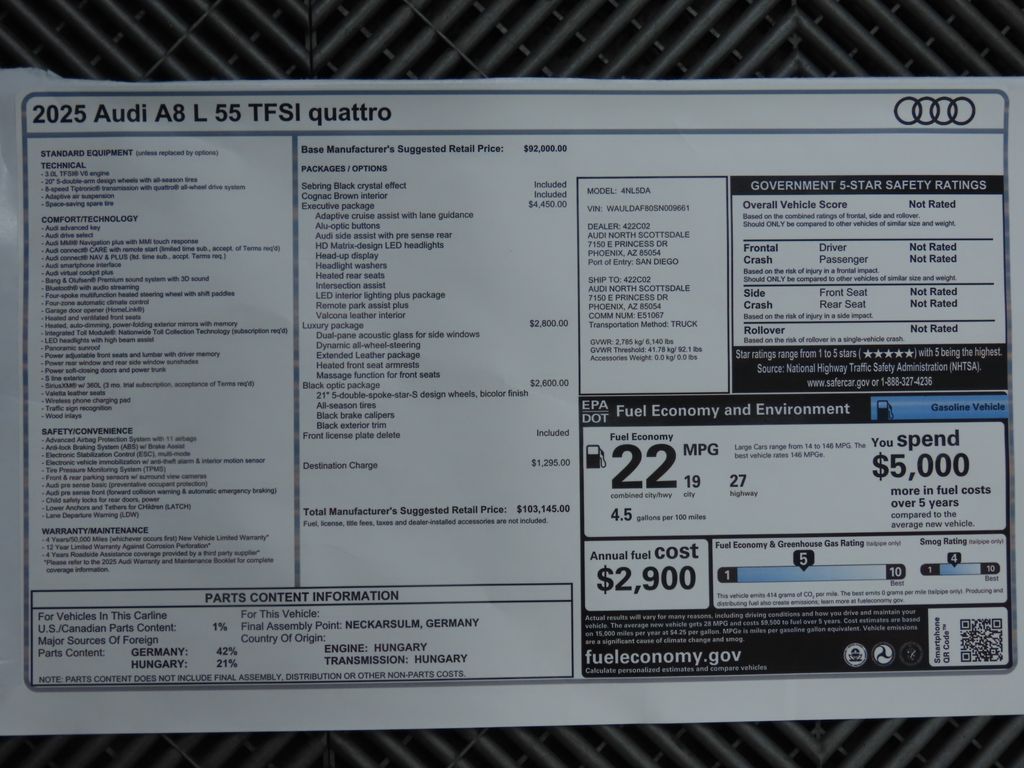 2025 Audi A8 L 9