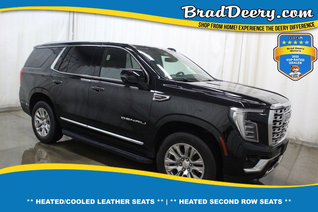 Onyx Black 2025 GMC Yukon Denali 4WD SUV / Crossover Four-Wheel Drive Automatic