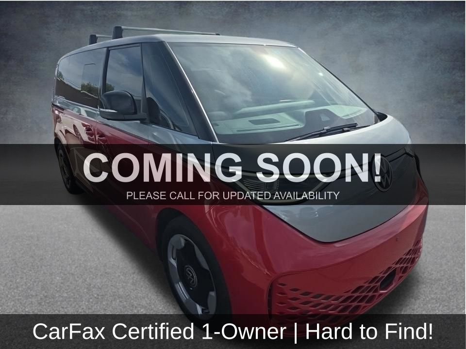 Cherry Red 2025 Volkswagen ID.Buzz Pro S Plus RWD Minivan Rear-Wheel Drive Automatic