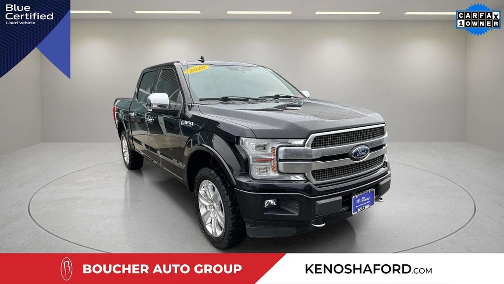 Certified Used 2020 Black Metallic Ford Platinum image 3