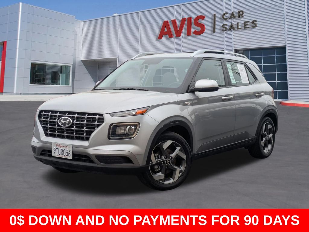 Silver 2025 Hyundai Venue SEL FWD SUV / Crossover Front-Wheel Drive Continuously Variable Transmission