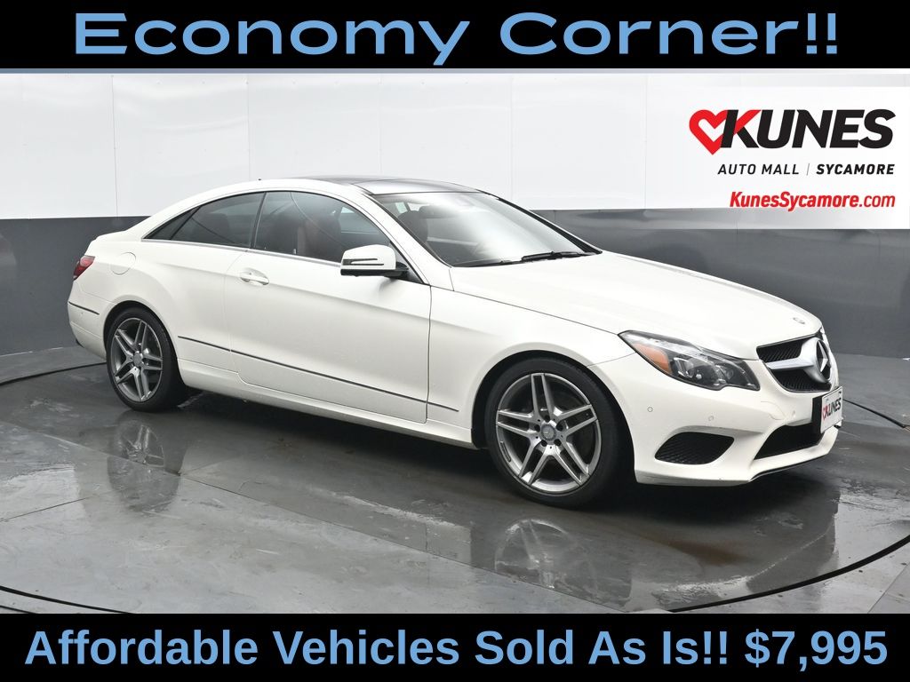 Diamond White Metallic 2014 Mercedes-Benz E-Class E 350 Coupe 4MATIC Coupe All-Wheel Drive 7-Speed Automatic