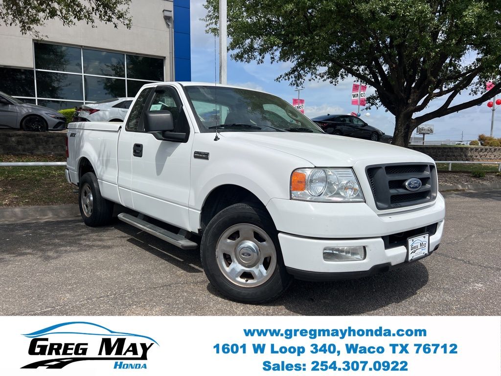 Oxford White Clearcoat 2005 Ford F-150 STX Pickup Truck Rear-Wheel Drive 4-Speed Automatic Overdrive