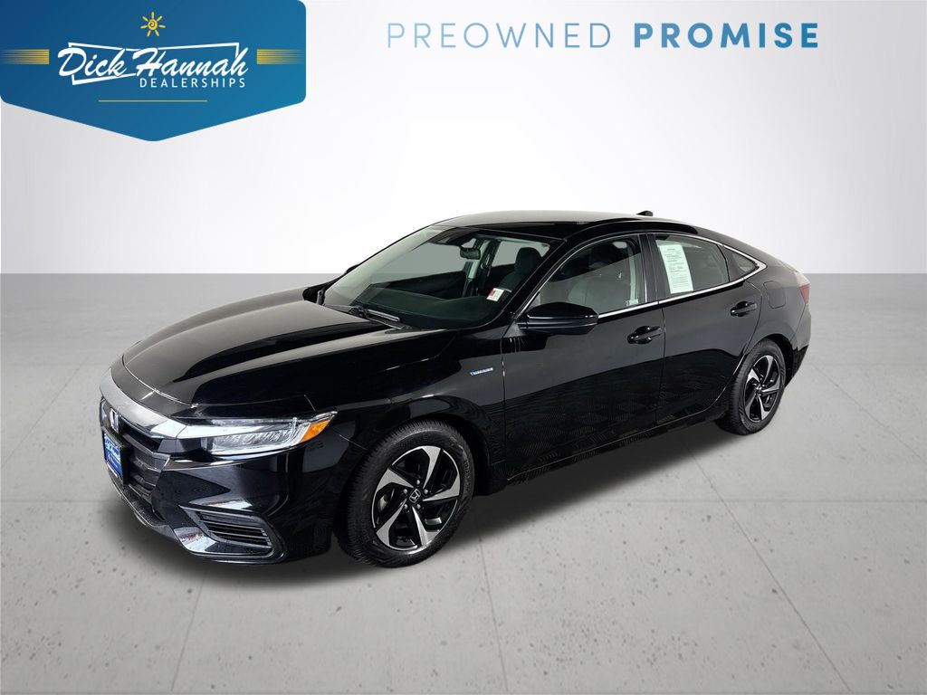 Crystal Black Pearl 2022 Honda Insight EX FWD Sedan Front-Wheel Drive Continuously Variable Transmission