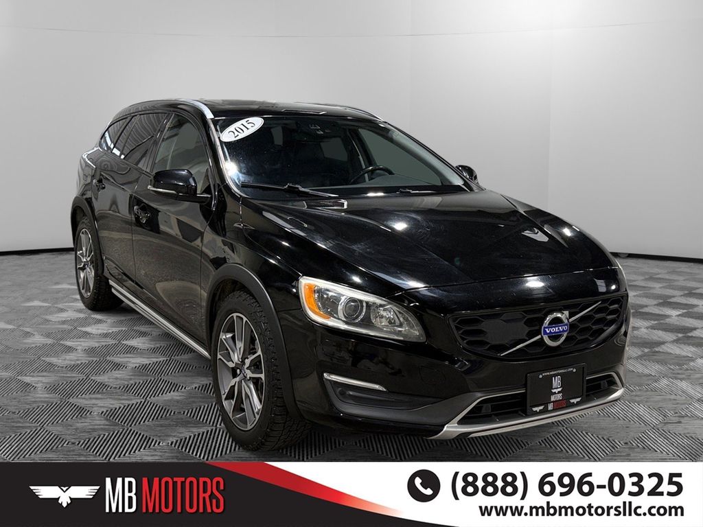 Black / Stone 2015 Volvo V60 Cross Country Platinum Wagon All-Wheel Drive 6-Speed Automatic