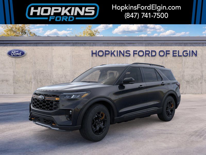 Agate Black Metallic 2026 Ford Explorer SUV / Crossover All-Wheel Drive Automatic
