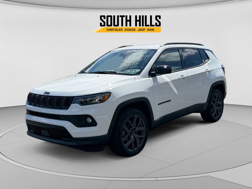 2026 Jeep Compass Latitude White at South Hills CDJR