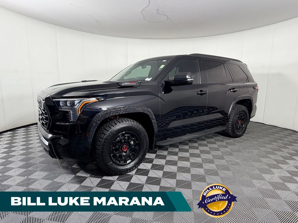 Midnight Black Metallic 2024 Toyota Sequoia SUV / Crossover Four-Wheel Drive Automatic