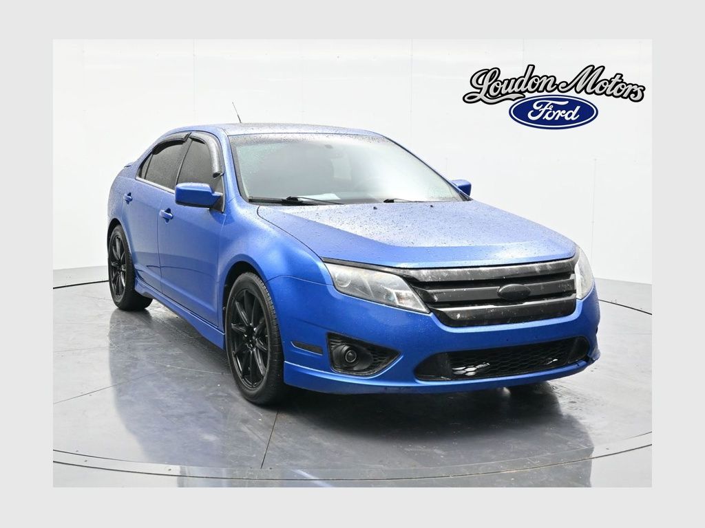 Blue Flame 2012 Ford Fusion Sedan Front-Wheel Drive 6-Speed Automatic