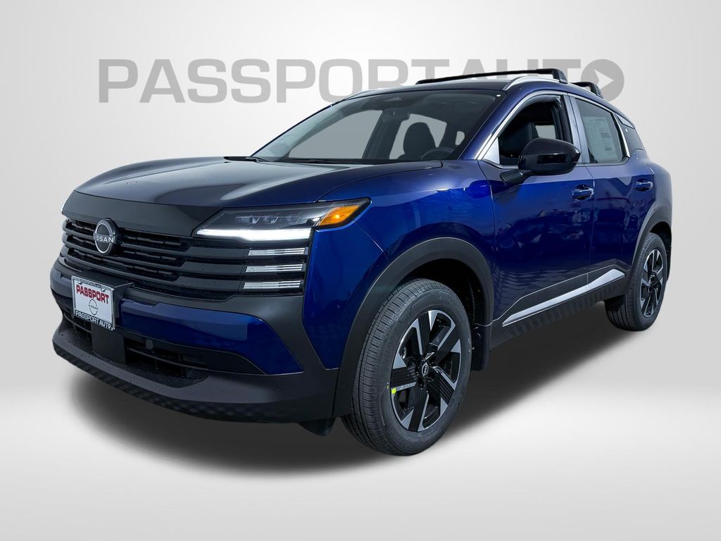 Deep Blue Pearl 2026 Nissan Kicks SUV / Crossover All-Wheel Drive Continuously Variable Transmission