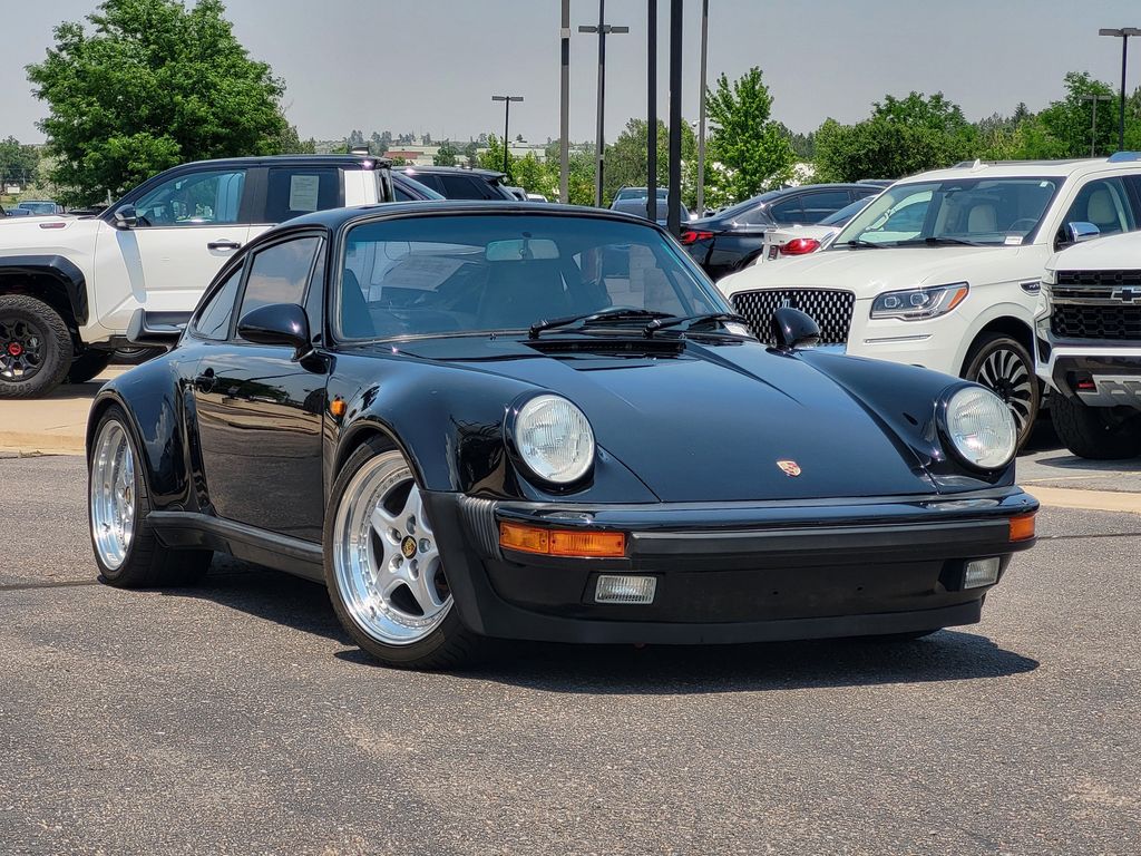 Black 1982 Porsche 911 Coupe 5-Speed Manual