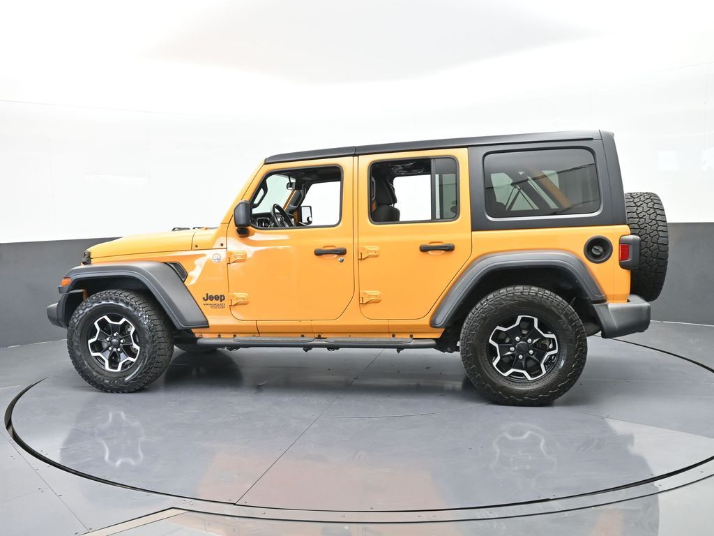 Used 2018 Hellayella Clearcoat Jeep Unlimited Sport S image 3