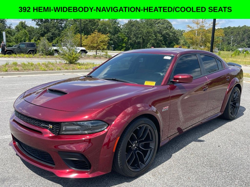Octane Red Pearlcoat 2021 Dodge Charger Sedan Rear-Wheel Drive 8-Speed Automatic
