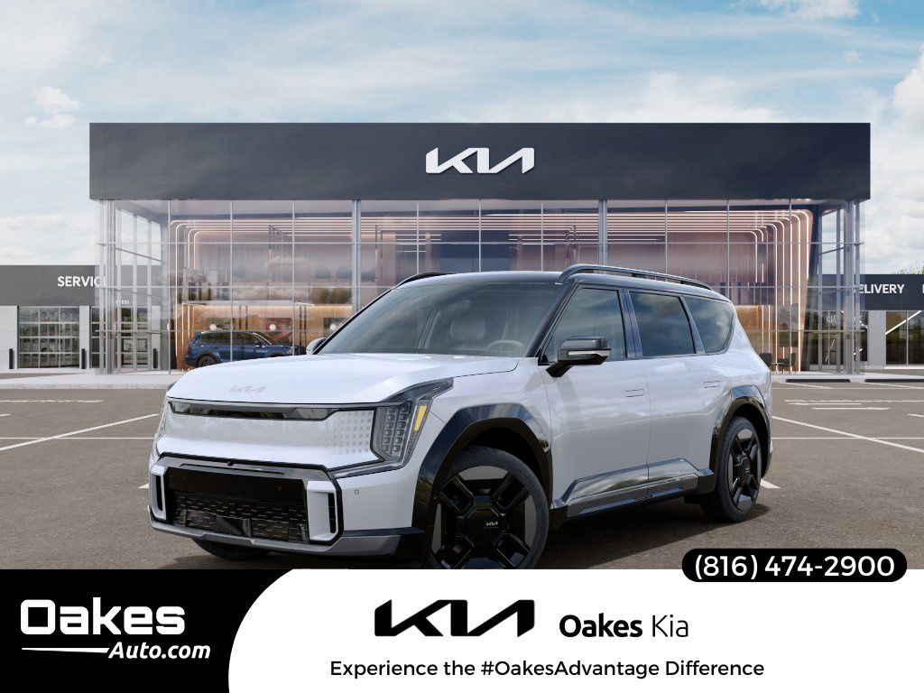 Glacial White Pearl/Ebony Black Roof 2026 Kia EV9 SUV / Crossover All-Wheel Drive 1-Speed Automatic