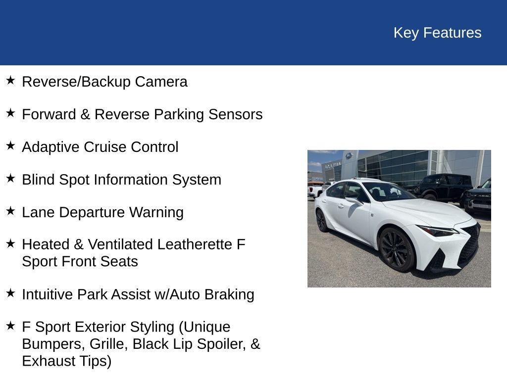 2021 Lexus IS 350 F SPORT
