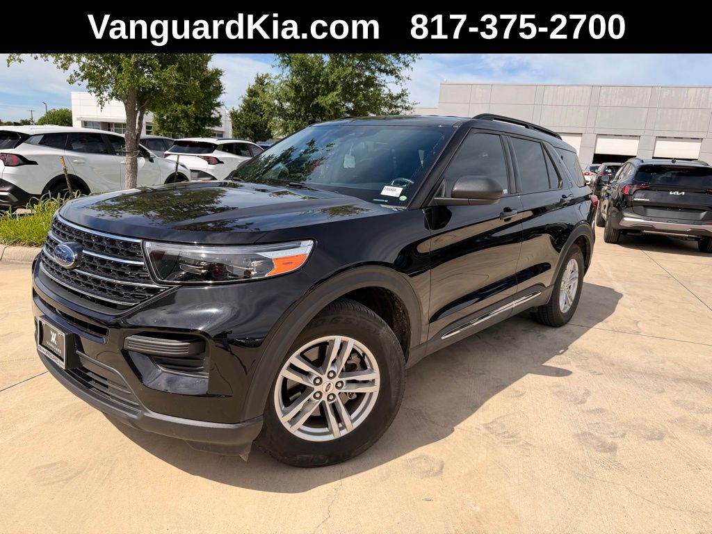 Black 2020 Ford Explorer XLT RWD SUV / Crossover Rear-Wheel Drive Automatic