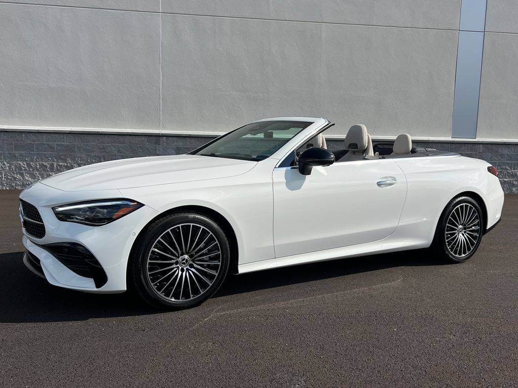 Polar White 2026 Mercedes-Benz CLE Convertible All-Wheel Drive 9-Speed Automatic