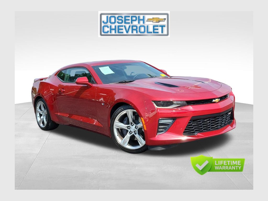 Garnet Red 2016 Chevrolet Camaro Coupe Rear-Wheel Drive 8-Speed Automatic