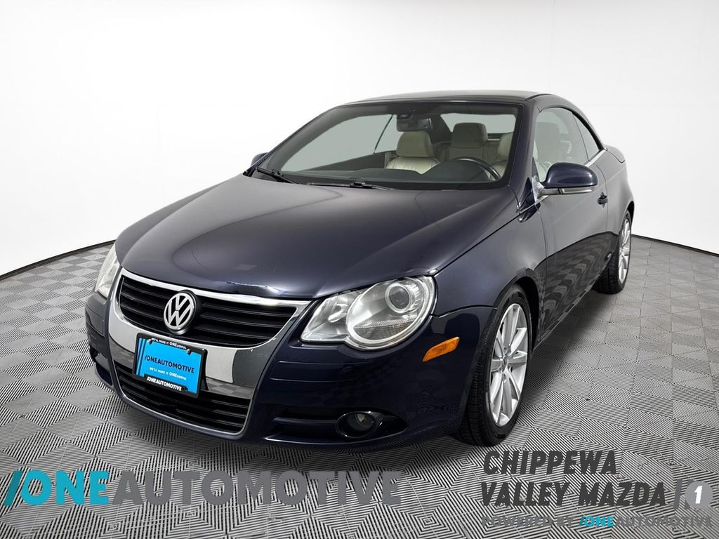 Blue 2007 Volkswagen Eos 2.0T Convertible Front-Wheel Drive 6-Speed Dual Clutch