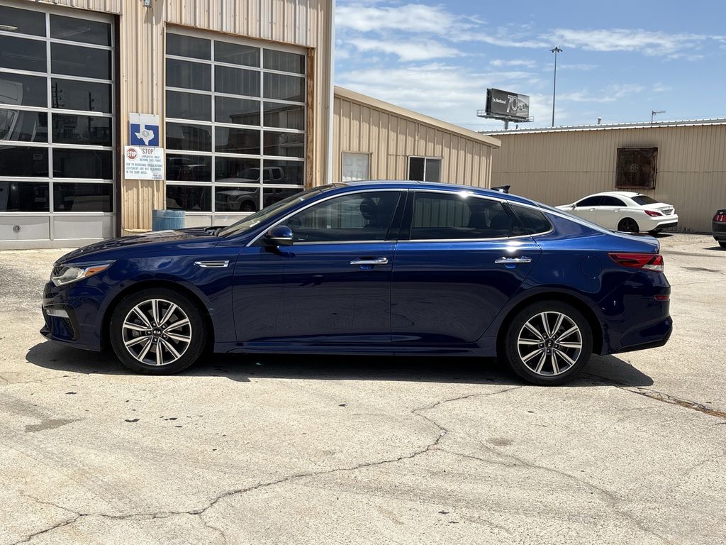 2019 Kia Optima EX Blue at Durrett Motor Company