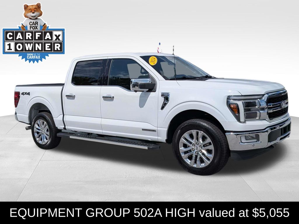 Oxford White 2024 Ford F-150 Pickup Truck Four-Wheel Drive Automatic