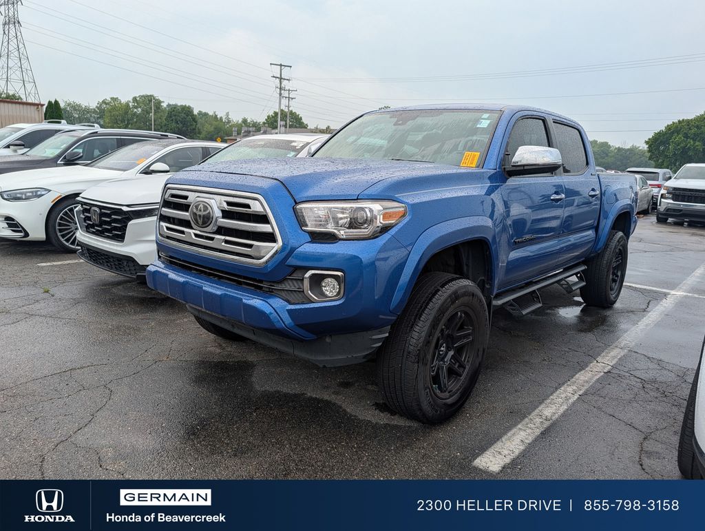 Blazing Blue 2018 Toyota Tacoma Pickup Truck 4X2 6-Speed Automatic