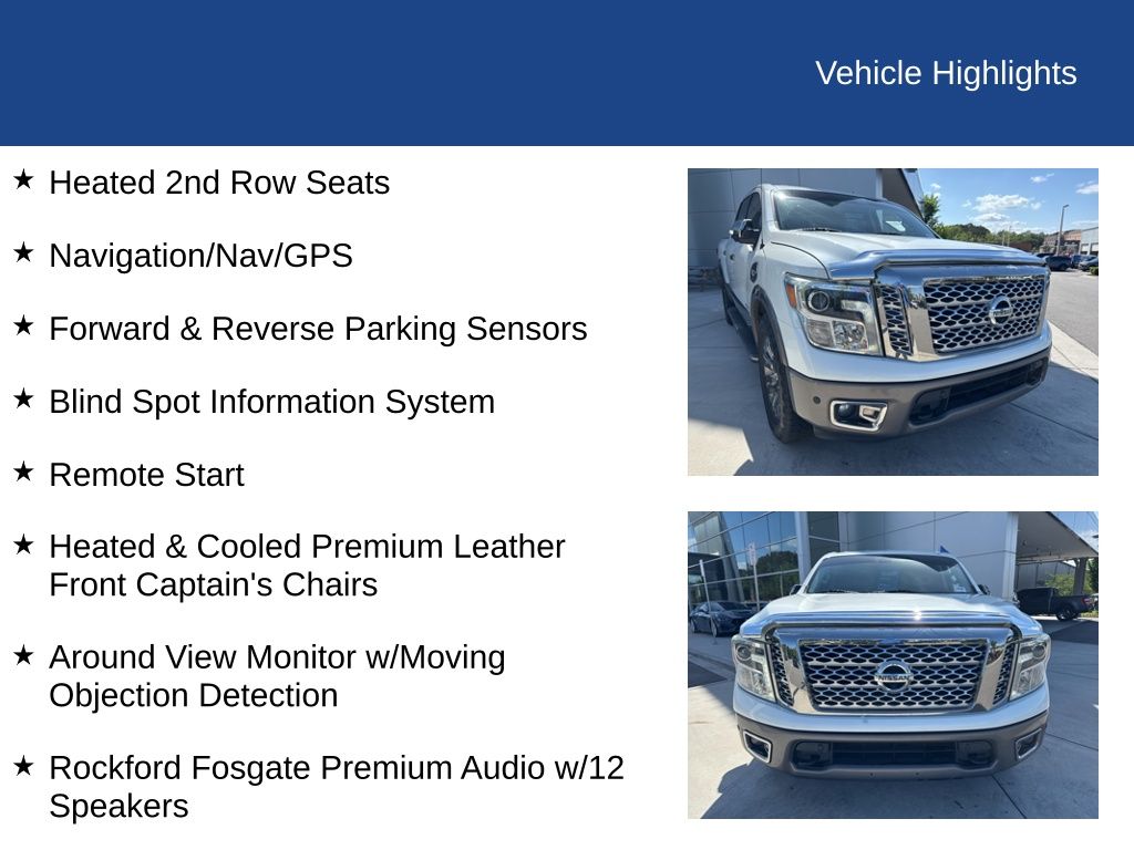 2017 Nissan Titan Platinum Reserve